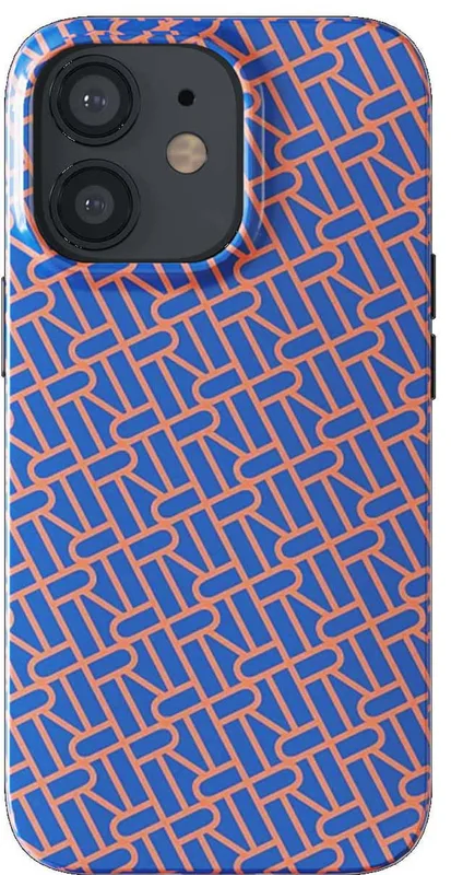 R&F telefonfodral för iPhone 12/12 Pro (blue apricot)