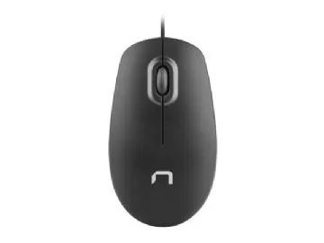 NATEC Hawk, högerhand, laser, USB Type-A, 1000 DPI, Svart