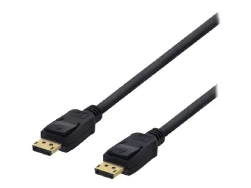 DisplayPort-kabel, DP 1.4, 8K@60Hz, Deltaco, LSZH, 4 meter