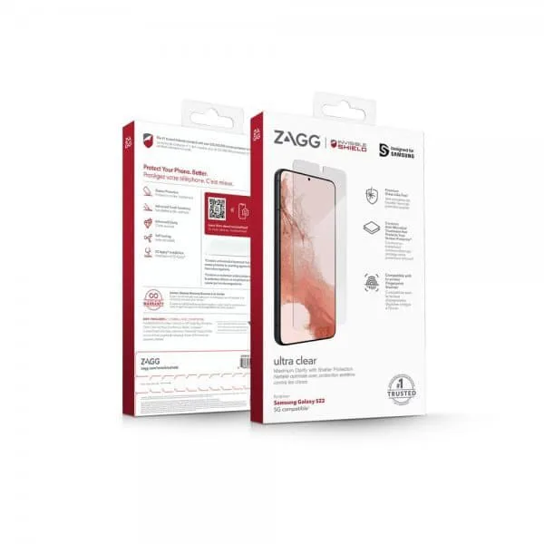 Zagg InvisibleShield Samsung Galaxy S22 Skärmskydd Ultra