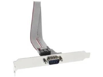 InLine® Seriell hållare 9-stifts hane till 10-stifts hona