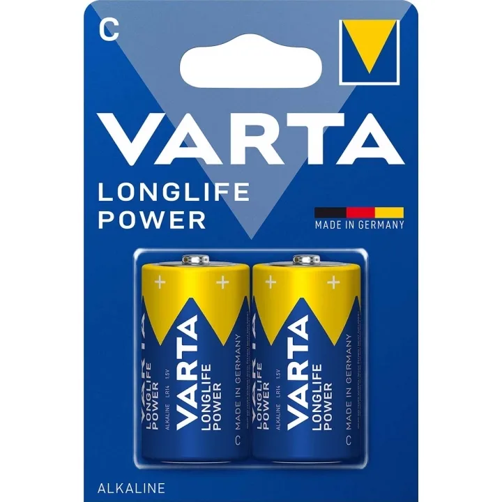 Varta alkaliskt batteri C 1,5 V 2-pack
