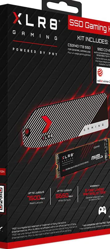 PNY XLR8 SSD Gaming Kit designed to