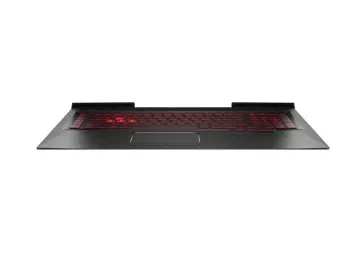 HP 931691-051, Underhölje + tangentbord, Fransk, Tangentbord med bakgrundsbelysning, HP, OMEN 17-an