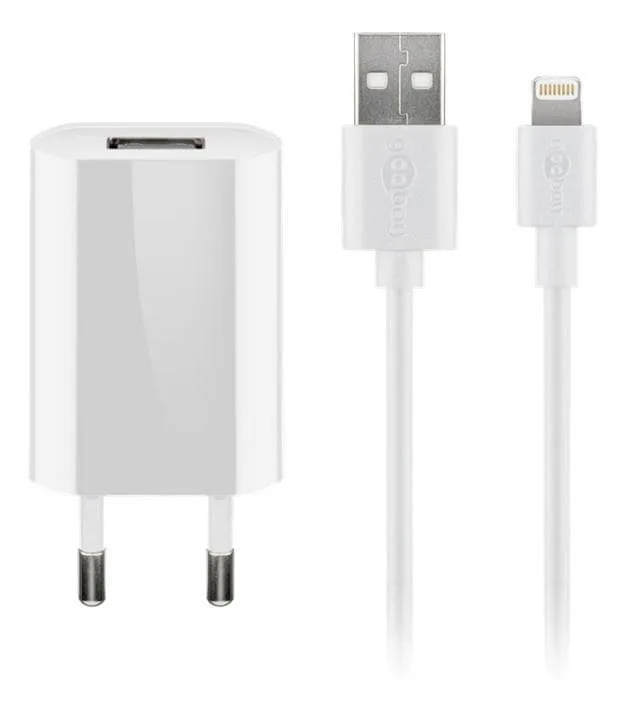 goobay Apple Lightning charger set 1 A