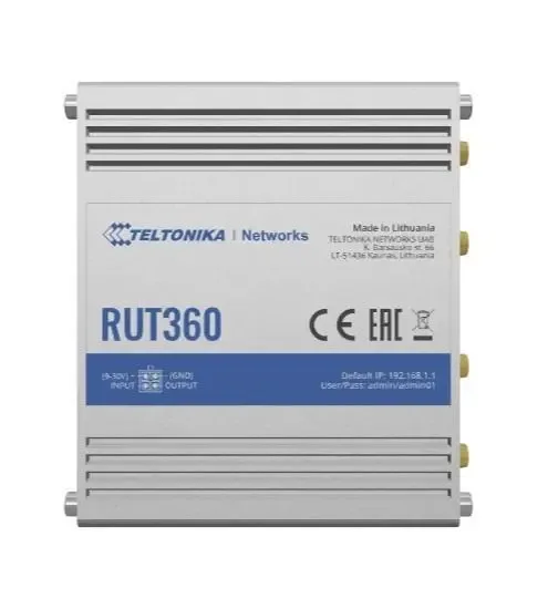 Teltonika Industrial Cellular Router RUT360 LTE CAT6