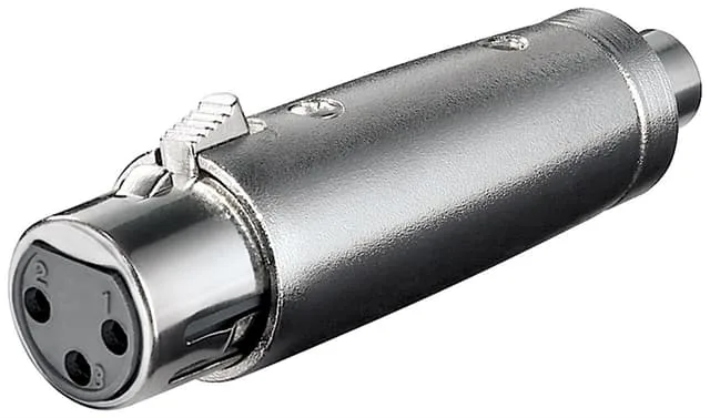 goobay Audio-adapter XLR3 till RCA