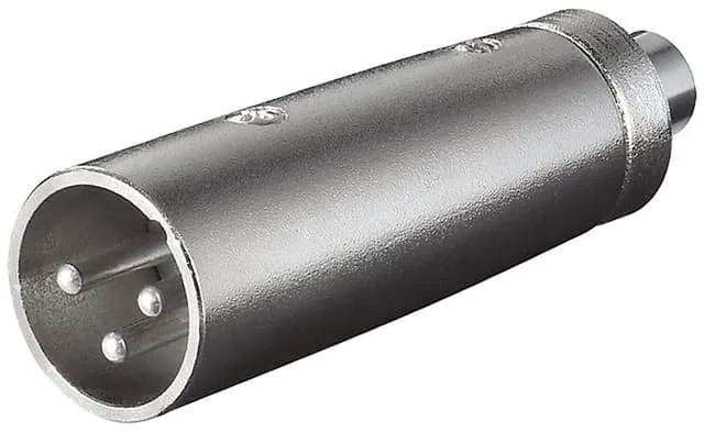 Goobay adapter XLR-hane till RCA-hona