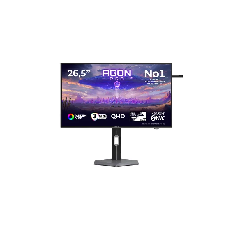 AOC AGON PRO AGP277QKDC OLED-skärm 26,5 tum, QHD, 720 Hz