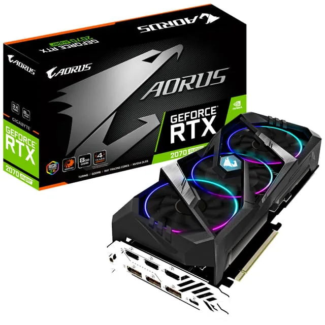 Gigabyte Aorus GeForce RTX 2070 Super grafikkort