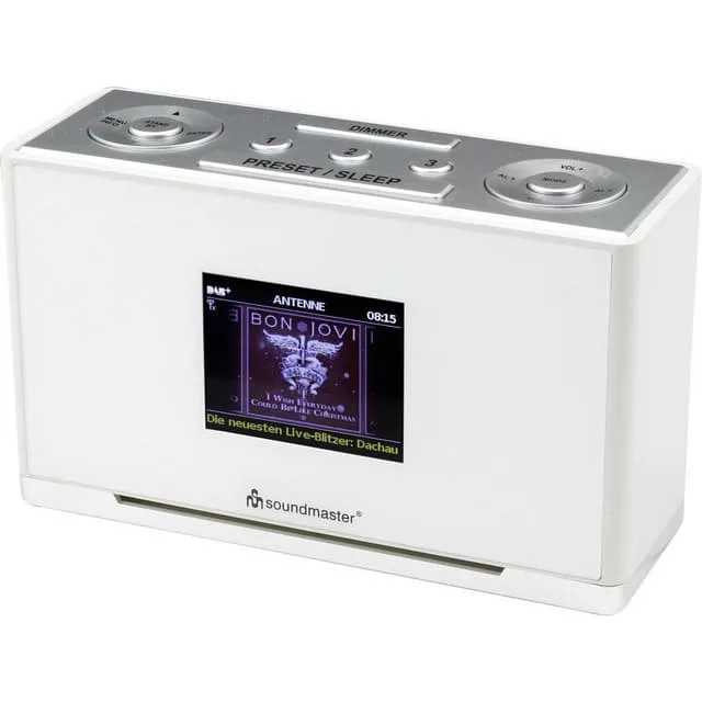 soundmaster UR240WE Bordsradio DAB+, FM AUX Vit