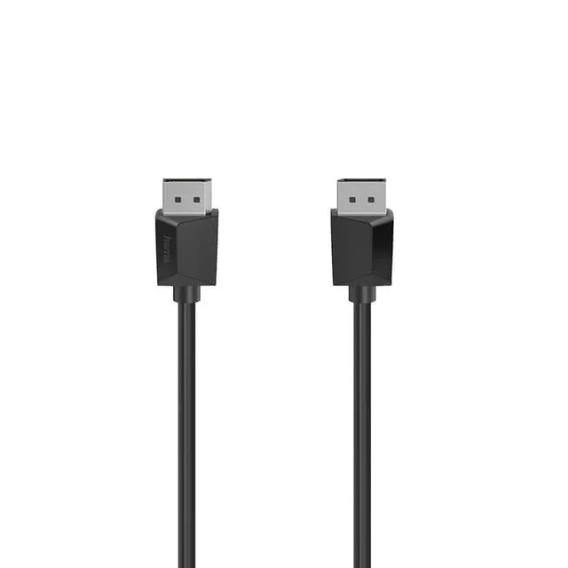 Hama Kabel DisplayPort 1.2 Ultra-HD 4K 0.75m Svart