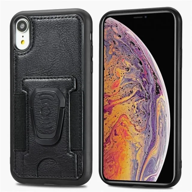 Mobilskal med ringhållare till iPhone 12 Pro Max, Brun