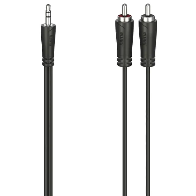 Hama 3.5mm - 2x RCA ljudadapterkabel (1,5 m)