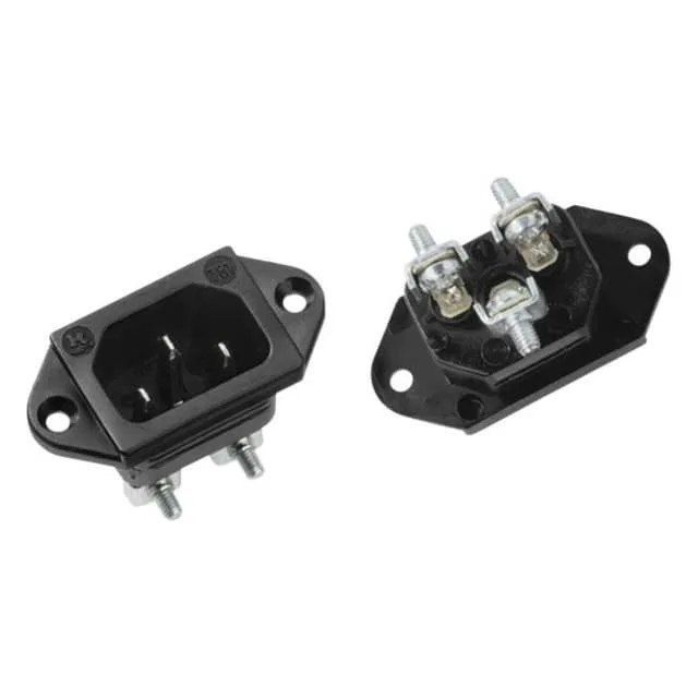 Bachmann 917.170 IEC-kontakt 781, 2 poler, 10 A, svart