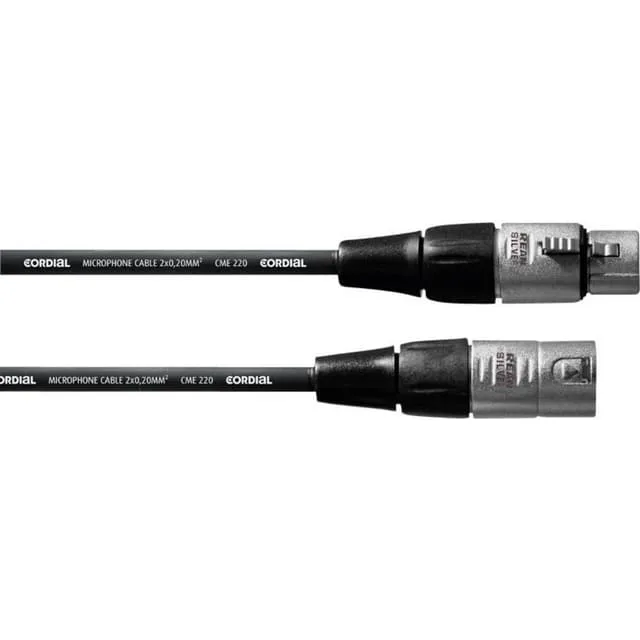 Cordial CFM 2,5 FM XLR Anslutningskabel