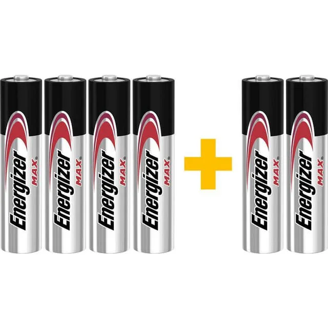 Batteri AAA (R03) Alkaliskt Energizer Max 6 st