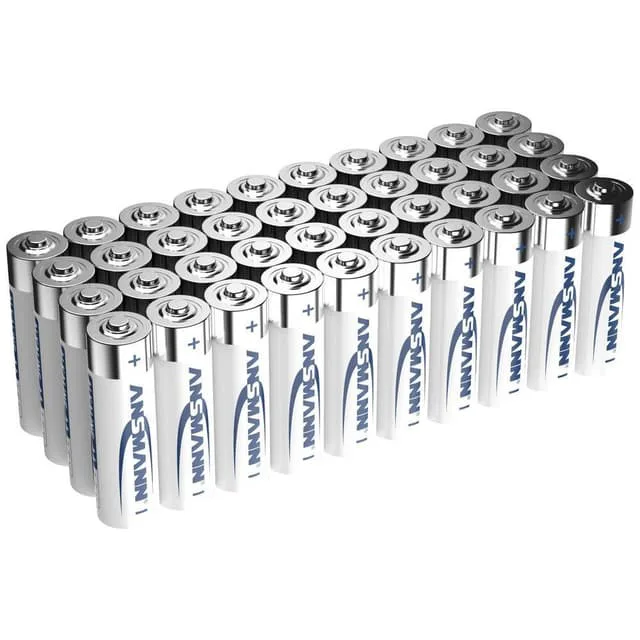 Batteri AA (R6) Alkaliskt Ansmann 1.5 V 40 st