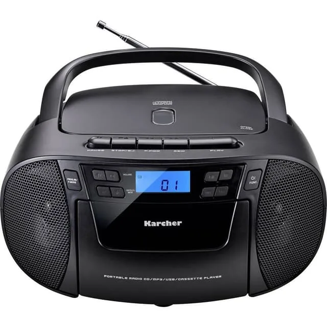 CD-radio Karcher RR 5045 FM Svart