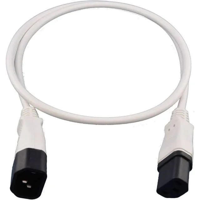 HAWA R772 IEC Anslutningskabel Vit 1.00 m