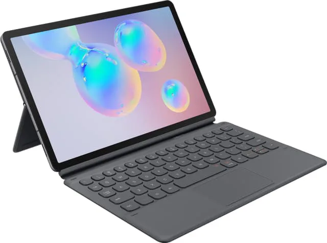 Samsung Book tangentbordsomslag för Galaxy Tab S6 (grå)