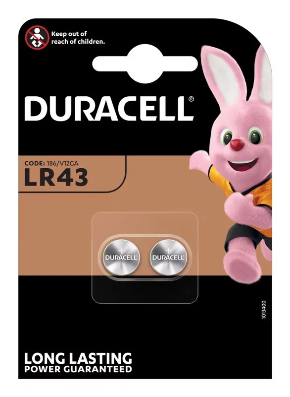 Duracell LR43 batteri (2 st)