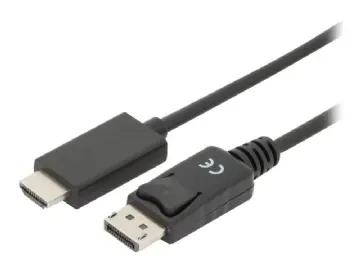 Assmann DisplayPort till HDMI-adapterkabel, 1 m, 4K