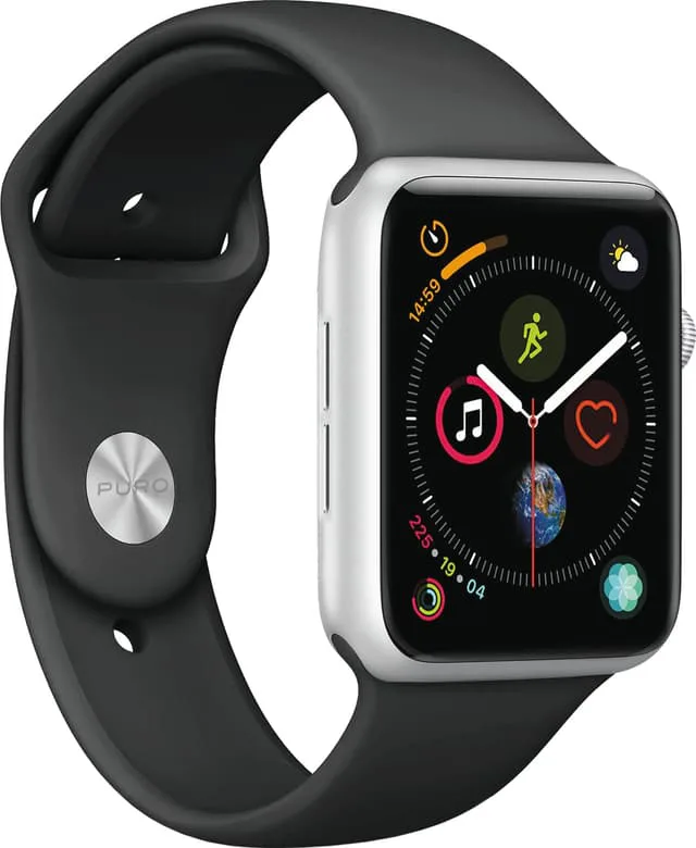 Puro Icon silikon sportarmband för Apple Watch 42-45 mm