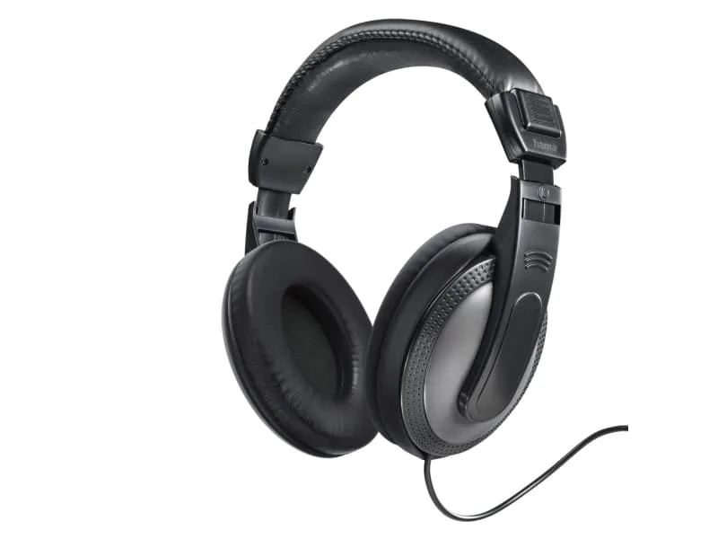 Hama Hörlur Shell Over-Ear Trådad Svart