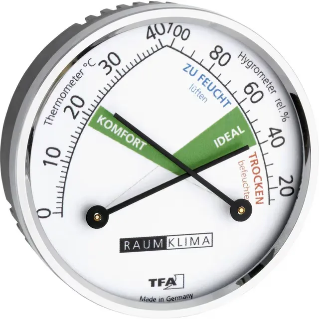 TFA Dostmann 45.2024 Termo-/Hygrometer Silver