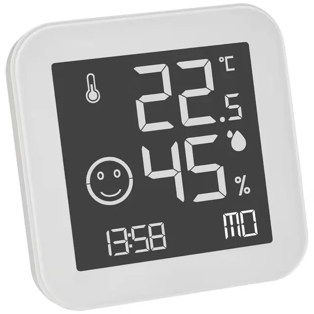 TFA Dostmann BLACK & WHITE Termo-/Hygrometer Vit