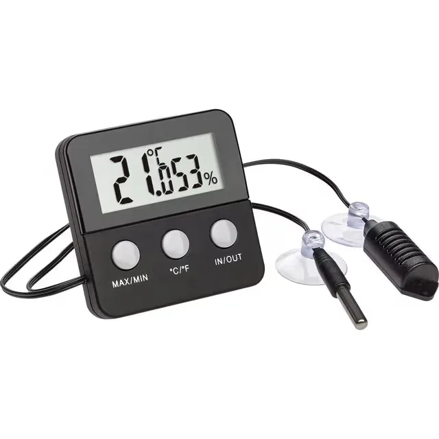 TFA Dostmann TERRACHECK Termo-/Hygrometer Svart