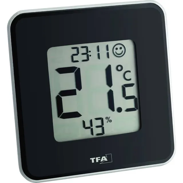 TFA Dostmann Style Termo-/Hygrometer Svart