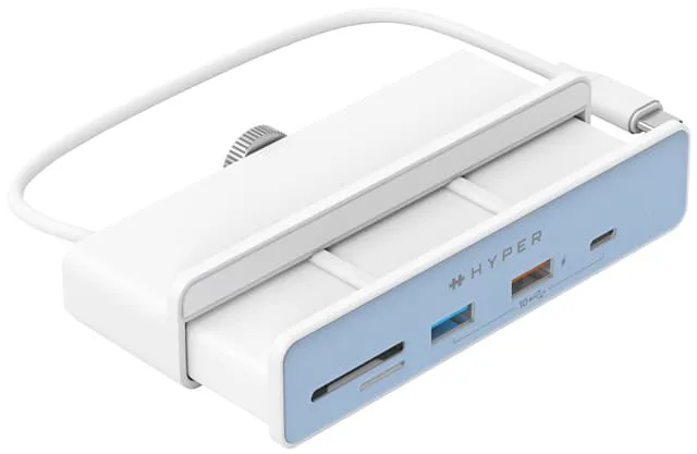 Hyper HyperDrive 6-i-1 USB-C-hubb för iMac 24"