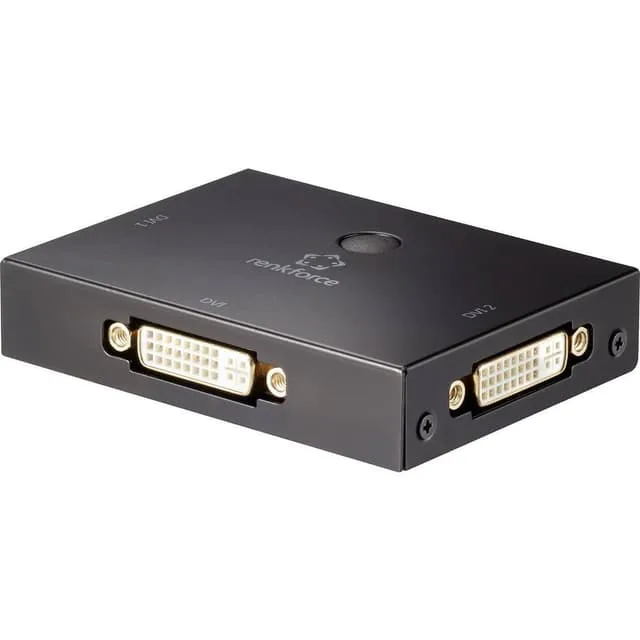 Renkforce 2 Port DVI-Switch dubbelriktad 1920 x