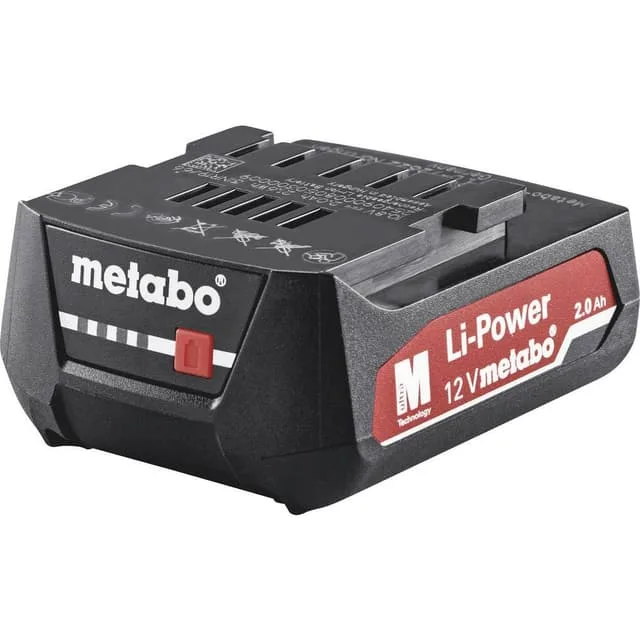 Metabo 625406000 Verktygsbatteri 12 V 2.0 Ah Li-Ion