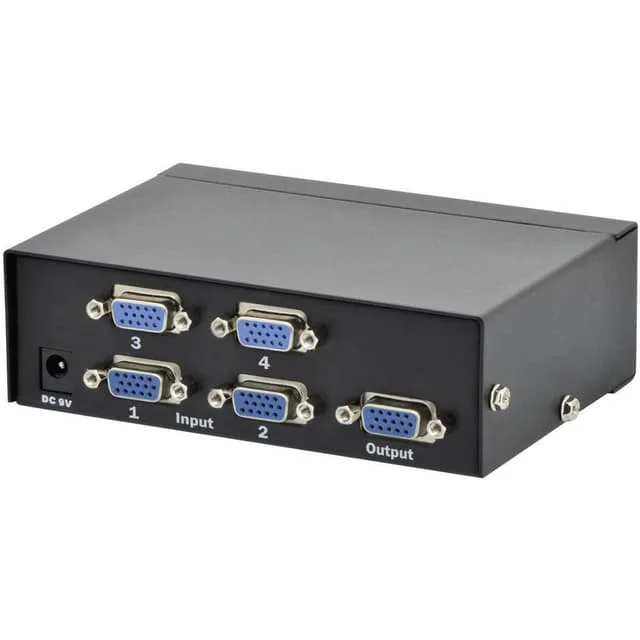 Digitus DS-45100-1 4 Port VGA-switch 1920 x