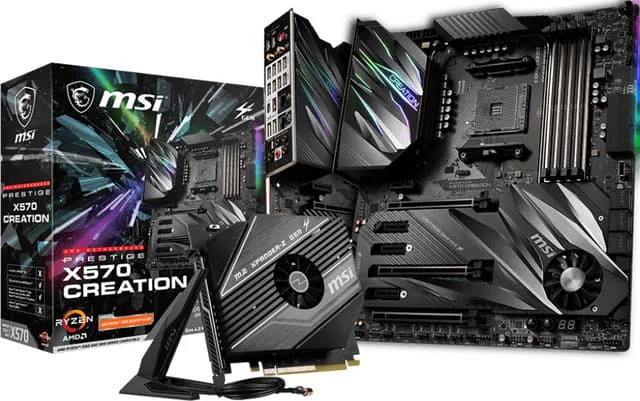 MSI Prestige X570 Creation moderkort