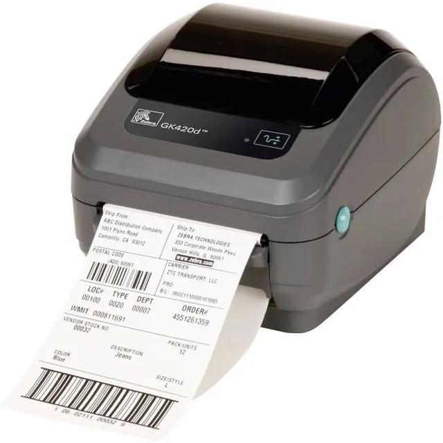 Zebra GK420d direkt termisk skrivare