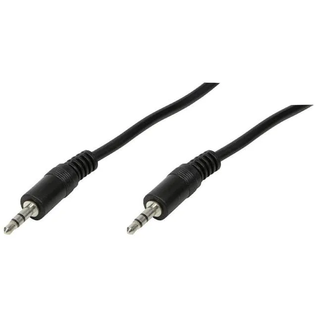 LogiLink Teleplugg Audio Anslutningskabel 0.20 m Svart