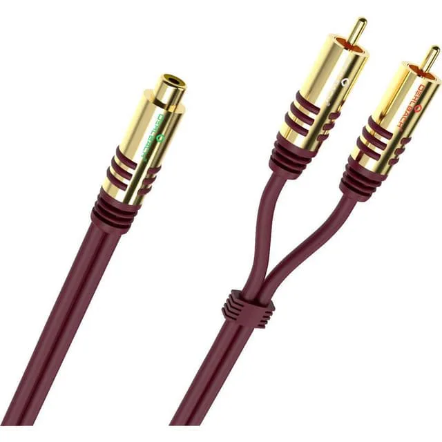 Oehlbach NF Y-Sub Adapter RCA Audio Adapter