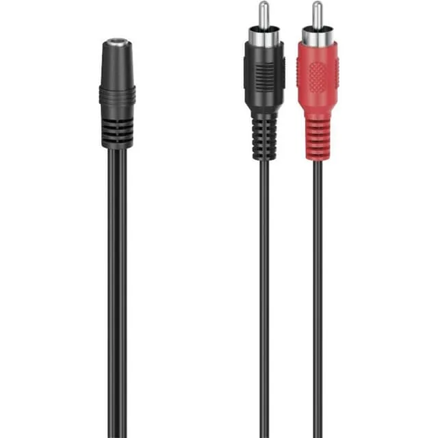 Hama ljudadapter (2 x RCA-kontakter