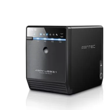 FANTEC QB-35U31 externt hårddiskkabinett, 4 fack, USB 3.1