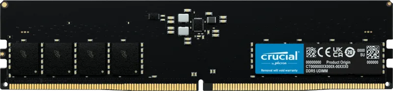 Crucial 16GB DDR5 4800 CL40 UDIMM