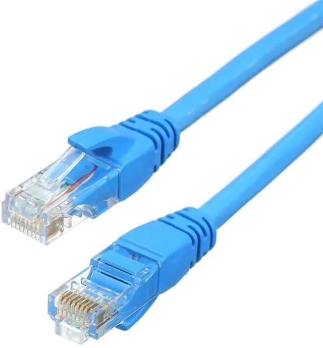 NORDIQZENZ Nätverkskabel UTP RJ45 Cat6 2m, Blå