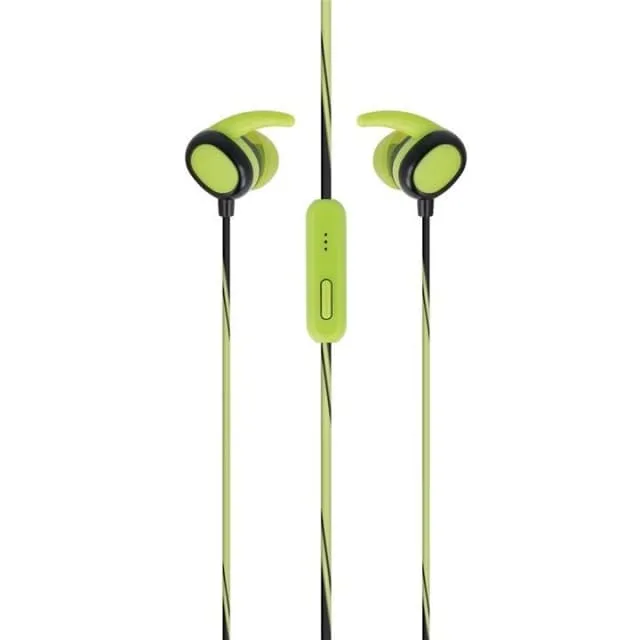 Sporthörlurar Stereo med Mikrofon, 3,5 mm kontakt