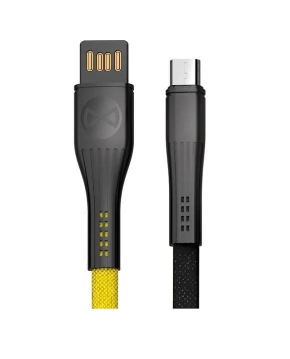 Forever Extremt hållbar MicroUSB-kabel för snabb laddning/synkning