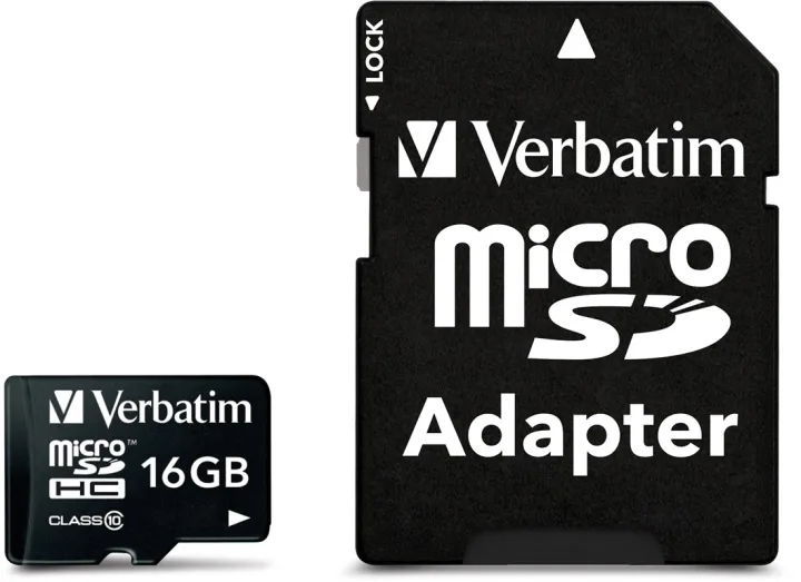Verbatim microSDHC, 16GB, Class 10