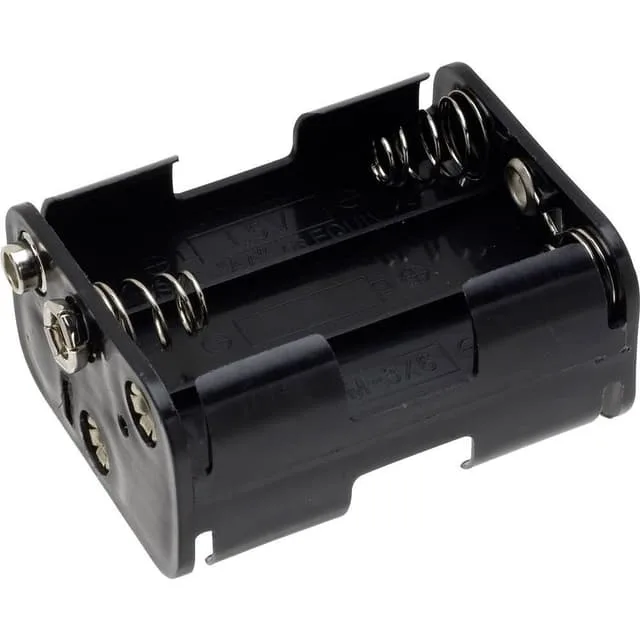 TRU COMPONENTS BH-363-1B Batterihållare 6x AA (R6)