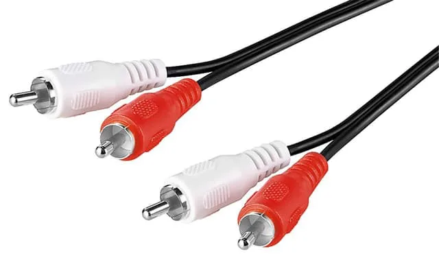 Stereoanslutningskabel 2x RCA